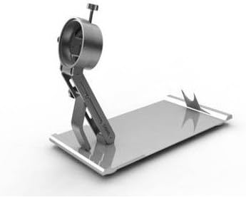 Saigo Soporte Jamonero Plegable y Giratorio, Acero Inoxidable, Plateado, 520 x 260 x 100 mm (M269125)