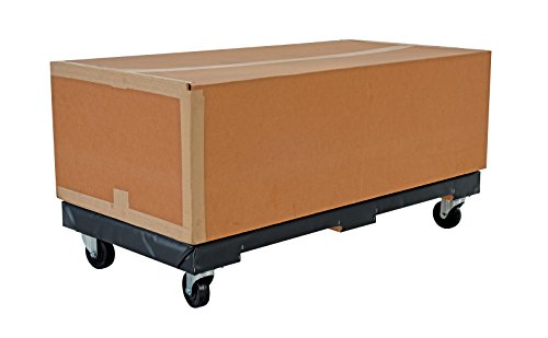 Vestil Fdol-2448-12 Vinyl Covered Hardwood Dolly, 1200 Lbs Capacity, 48" Length X 24" Width X 7" Height Deck #TOP3