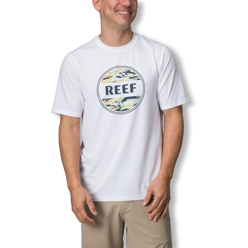 REEF Mens Short Sleeve Rashguard