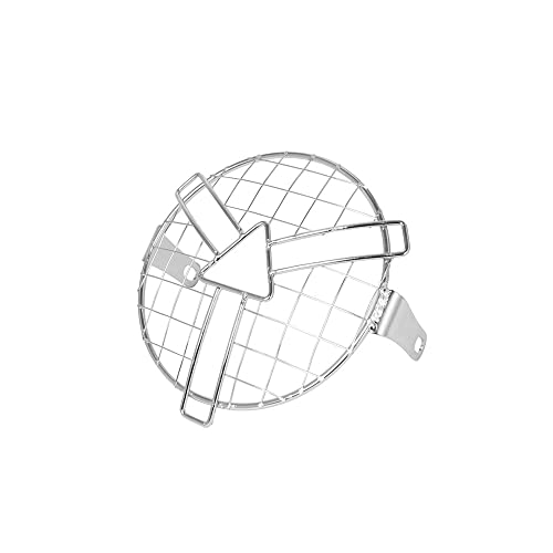 Grille de protection pour phare moto idéale pour les longs trajets en cruiser