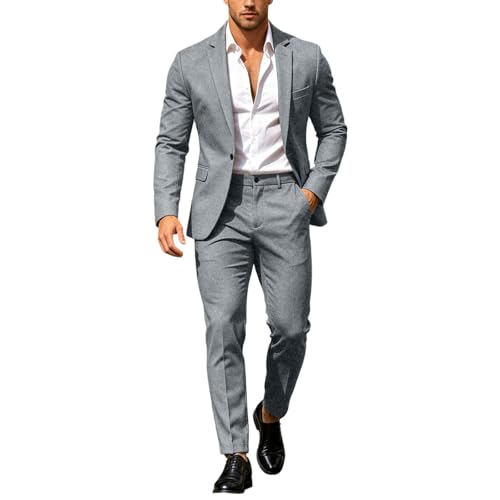 Ensemble 2 pièces chic pour homme : smoking de mariage et costume de soirée
