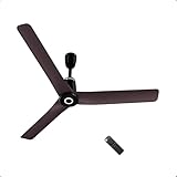 atomberg Aris Contour Smart 1200mm Voice Controlled BLDC Ceiling Fan with Remote | 5 star | Best-in-class Air Flow | Silent Operation | Designer Fan | 3 Year Warranty |Umber Brown
