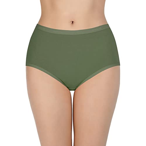 Image of Amante Solid Cotton Full Brief Panty Pack(Pack of 3)
