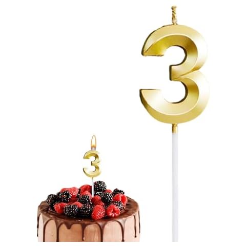 Bougies d'anniversaire dorées - Generic Cover