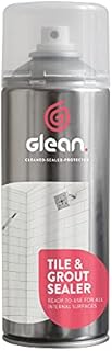 GLEAN Tile & Grout Sealer 400ml - Clear waterproof seal, protects against Grease, Oil, Mould & Limescale