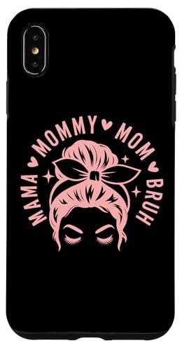 Mama Mommy Mom Bruh Funny Trendy Mom Life Design �X�}�z�P�[�X iPhone XS Max �p