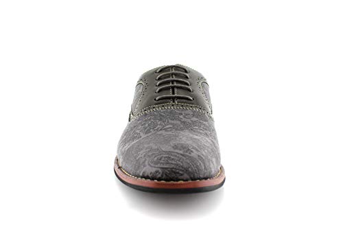 Image of Ferro Aldo Men's Classic Cap Toe Oxford Dress Shoe Collection | Perfect for Formal, Business, and Wedding Attire