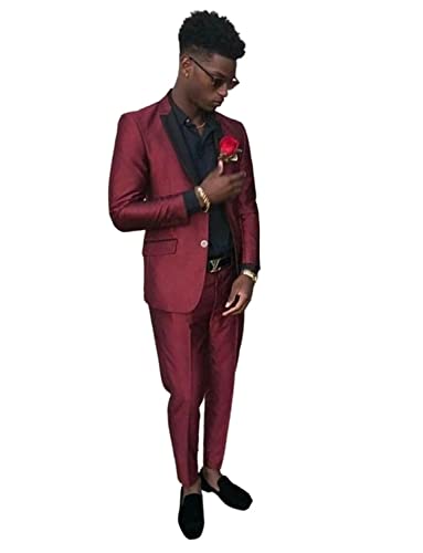 Costume homme mariage et fête ensemble deux pièces veste et pantalon droit