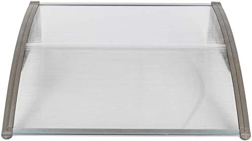 Miniatura 4 de Cubierta de toldo para ventana de puerta de patio, 40 x 40 pulgadas, cubierta hueca para ventana de puerta delantera, cubierta de lluvia para