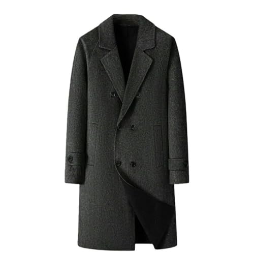 Manteau laine homme chaud épais double face chic hiver