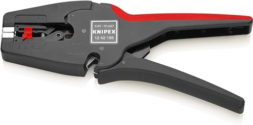 KNIPEX MultiStrip 10 Automatische Abisolierzange in Blister 195 mm, 12 42 195 SB
