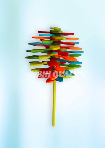 RISHI QUALITY Candy Flower Toy for Kids | Spin Toy with Fun Stress Relief Toy | Best Return Gift | Gift for Boys and Girls Ages 3 and Up. for Birthday, Diwali Gift. (Pack of 1)