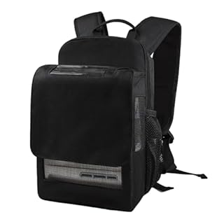 O2TOTES® Backpack fit for Inogen One G5 & Inogen Rove 6 - Mesh-Airflow Compartment, Extra Storage for Batteries & Charger, Padded Straps