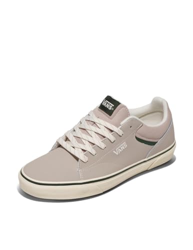 Vans Men's Seldan Shoe | Retro Tennis Inspired Sneakers for Fashion, Work & Everyday Wear, Reflective Lace Mushroom, 12