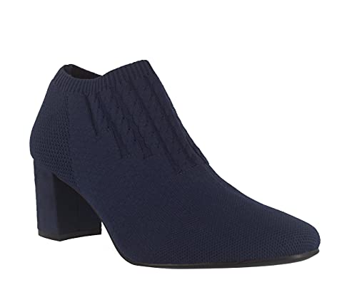 Impo Nakayla Stretch Platform Wedge Bootie With Memory Foam, Midnight Blue, 10 #TOP11