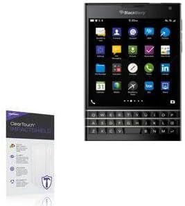 BoxWave Screen Protector Compatible with BlackBerry Passport - ClearTouch ImpactShield 2-Pack, Impenetrable Screen Protector Flexible Film