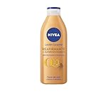 NIVEA Q10 Lozione per il corpo rassodante + autoabbronzante (400 ml), crema idratante per il corpo con coenzima Q10, crema abbronzante per tono della pelle chiaro a medio