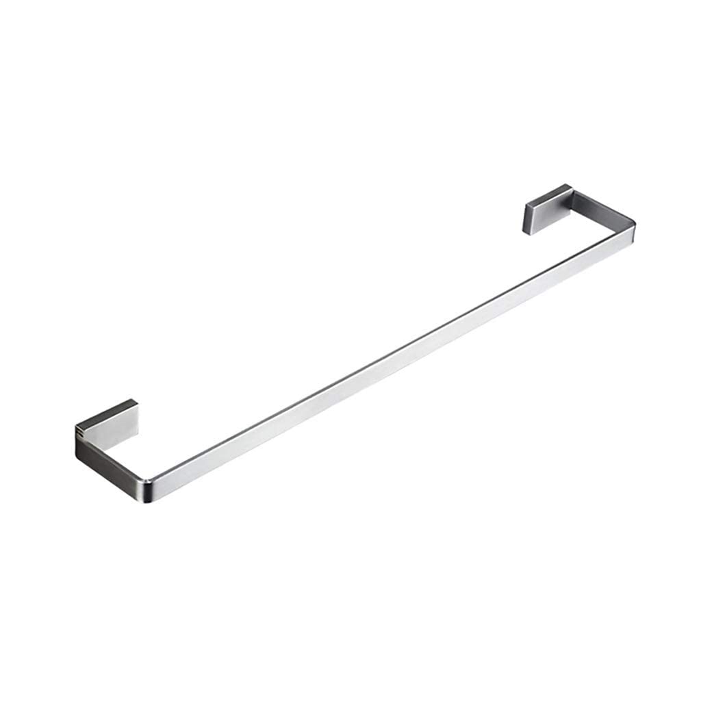 ISCBAFYX Toalleros de un Solo Tiro de Fondo Grueso, Soporte para Toallas de baño, Colgador de paños para Platos de Cocina, Montaje en Pared múltiple/50Cm