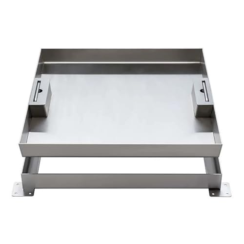 JLLEIZYZ Tapa para Arqueta, Rejilla Desague Jardin, Sin Óxido, Grietas, Deformaciones, Adecuadas para Estacionamientos, Aceras, Plazas(30x30x5cm/11.8x11.8x2in)
