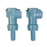 Omni Ice™ Cold Therapy Machine & Pad Hose Connector Replacement (2-Pack) – Female Couplers Compatible with DonJoy Iceman, Breg Polar Care Cube and Kodiak, Ossur Cold Rush Systems – Pad Drainage Tool