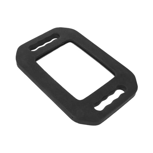 NOLITOY Barber Handle Mirror Unbreakable Wall Mounted Makeup Mirror with Foam Backing for Hair Salon and Home Use for Safe Self Haircuts and Grooming Activities