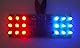 AR192 Polizei-LED-Blitzleuchte blau-rot Bausatz DIY