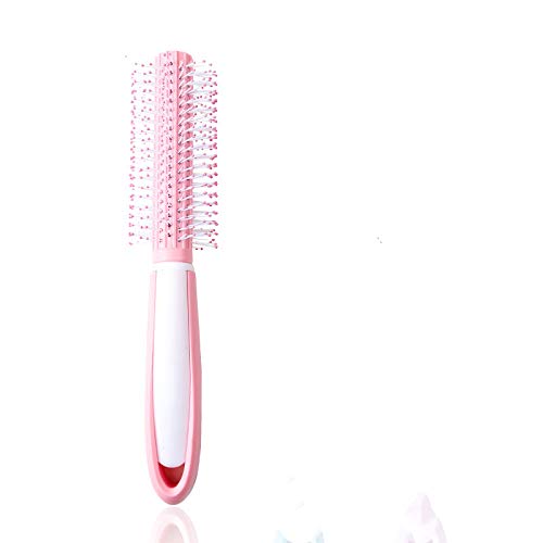 Peigne à cheveux bouclés pour enfants qui ne tire pas rose bonbon