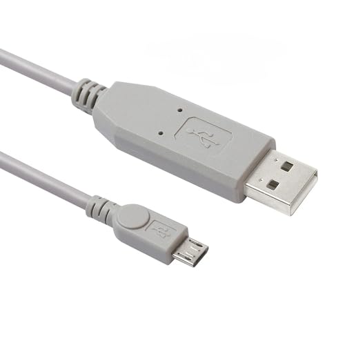 Youtang WiFi 6 Wireless Access Point Micro USB Console Cable with CP2102 USB TTL Serial Adapter Compatible with Aruba AP-203 AP-303 AP-344/345 (1.8M,Grey)