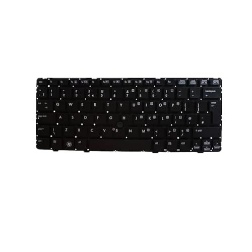 Clavier HP EliteBook 2730p noir de rechange contre les touches bloquées UK English Layout