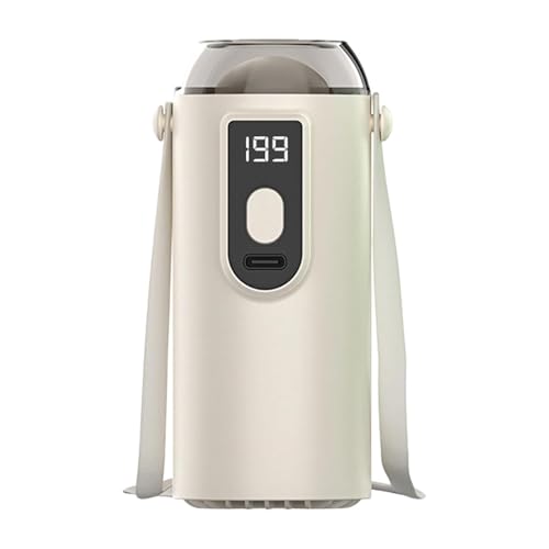 Un Ventilador Eléctrico Portátil Que Se Fija Fácilmente Con Un Tipo Clip Y Es Fácil De Transportar | Con Función De Ajuste Del Volumen De Aire De 5 Pasos Con Pantalla LED - Ventilador De Refrigeración