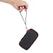 co2CREA Hard Travel Case Replacement for 3 Bluetooth Portable Speaker (Black Case + Inside Red)