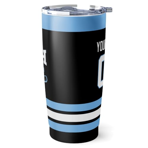 Image of ANTKING Utah Tumbler 20oz Custom Name Number Travel Mug Gifts | Stainless Steel Insulated Coffee Cup for Men Women