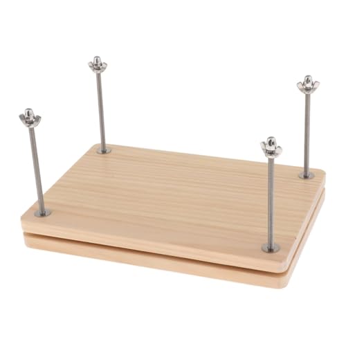 Consejos para Comprar Fabricación de papel - los preferidos. 44 Libro prensa de 12x8 pulgadas de madera plana Press encuadernación para un montaje libros multipropósito incluso fácil para la encuadernación/papel, fabricación manualidad