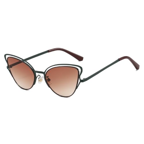 Lunettes de soleil mode femme vintage grand format avec verres teintés anti-éblouissement