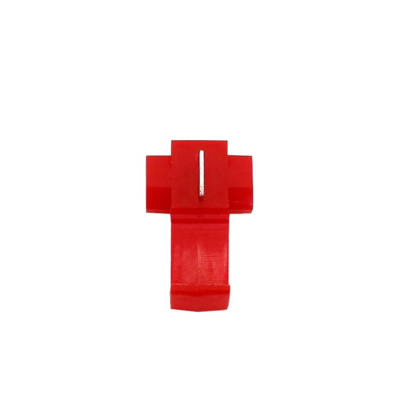 500Pcs Electrical Wire Cable Crimp Terminals Quick Splice Red Electrical Cable Connectors Fast Lock Wire Terminals Crimp VUQLDHAYZ