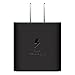 SAMSUNG 45W Wall Charger Power Adapter, Cable Not Included, Super Fast Charging for Galaxy Phones, Tablets and USB Type C Devices, Low Standby Power Consumption, EP-T4511NBEGUS, Black
