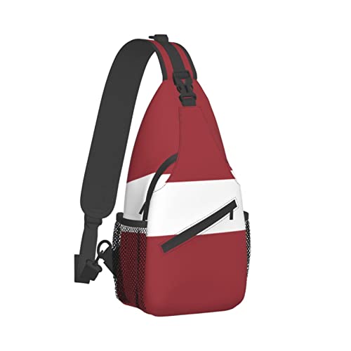 Morrales De Senderismo Unisex Con Bandera Letona miniatura 3