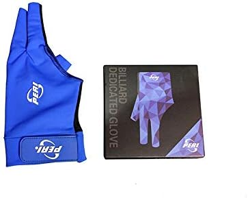 PERI Size L Blue 3 Finger Billiard Glove for Right Hand