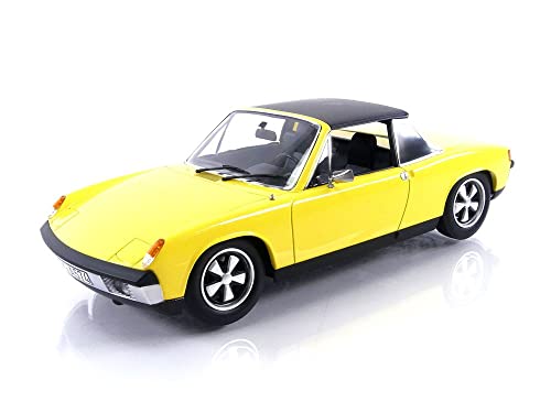 Norev VW Porsche 914-6 1973 Yellow Model Car 1:18