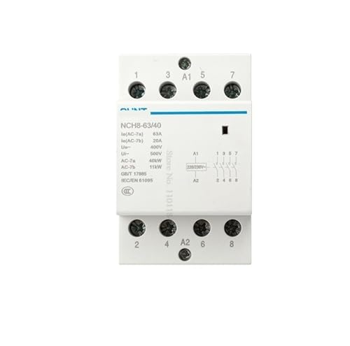 Contacteur domestique NCH8 pour automatiser le chauffage en heures creuses 230V
