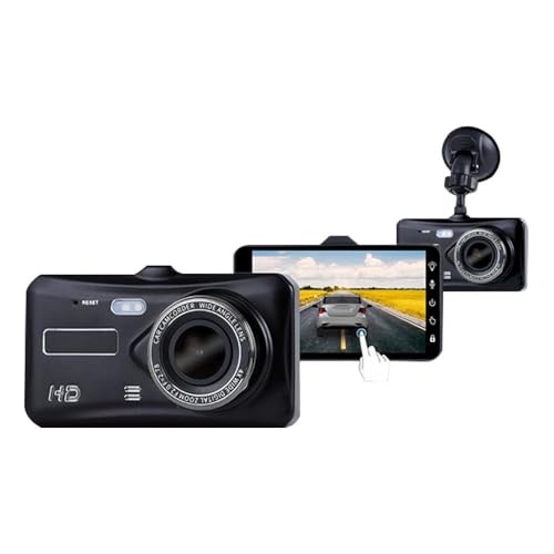 Alivio Dash Cam Front and Rear Camera 1080P, Full HD Dual Dash In Car Camera Dashcam - 170° Wide Angle Lens HDR with 4.0" Display, Night Vision Motion Detection, G-sensor & Parking Monitor