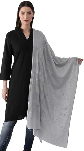 EH 100% Pure Cashmere Adorned with HIGH Grade Swarovski Crystals in Beautiful Patterns, Stole, WRAP, Scarf Pashmina.3
