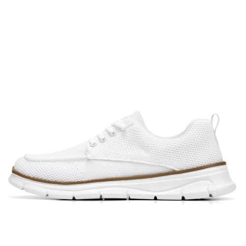 Image of Mens Casual Slip-on Loafers Shoes Non Slip Boat Shoes Sneakers Mesh Business Oxfords Work Driving Lightweight Comfortable Soft Sole Walking
