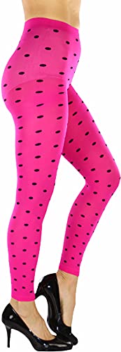 Image of ToBeInStyle Women's Opaque Ankle Long Nylon Footless Fun Tights Pantyhose