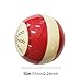 Denpetec Billiard Cue Ball Practice Training Artifact, Standard Pool Table Training Cue Ball 2-1/4