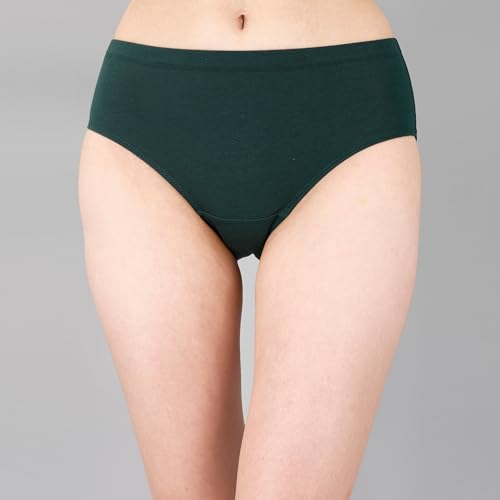 Image of SOIE Women High Rise Full Coverage Solid Colour Cotton Stretch Hipster Panty (Pack of 3)
