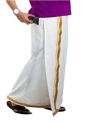 Men's Cotton Velcro Pocket Dhoti (FIT FOR ALL)