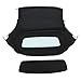 HECASA Convertible Soft Top Compatible with 2000-2006 Audi TT with Heated Glass Window, Black Soft Roof Replacement, Premium Grade Sailcloth Vinyl
