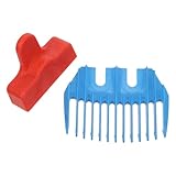 Construction robuste : conçu pour durer, cet accessoire de rechange pour tondeuse à moutons est fabriqué pour résister à une utilisation répétée dans le cadre d’un travail à la ferme, répondant ainsi aux besoins de tonte à long terme sans s’user rapidement. guide de coupe pour moutons, accessoire de rechange pour tondeuse à chèvres