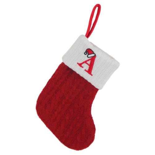 Pochette pour de Noël en tricot pour cadeaux et sapin - 4